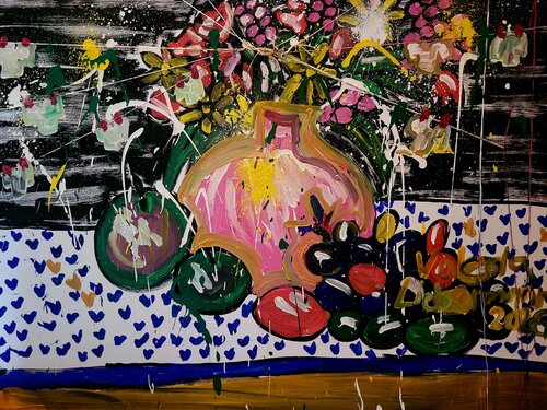 Das Drama by Valeria Liebermann, Painting for Sale on Select