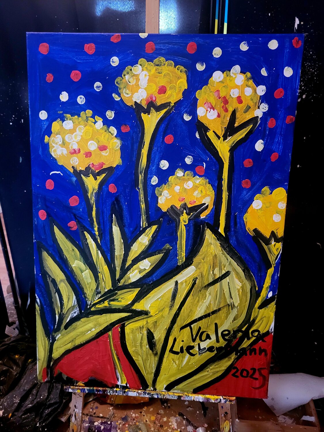 Die Feldblumen Valeria Liebermann Original painting for sale