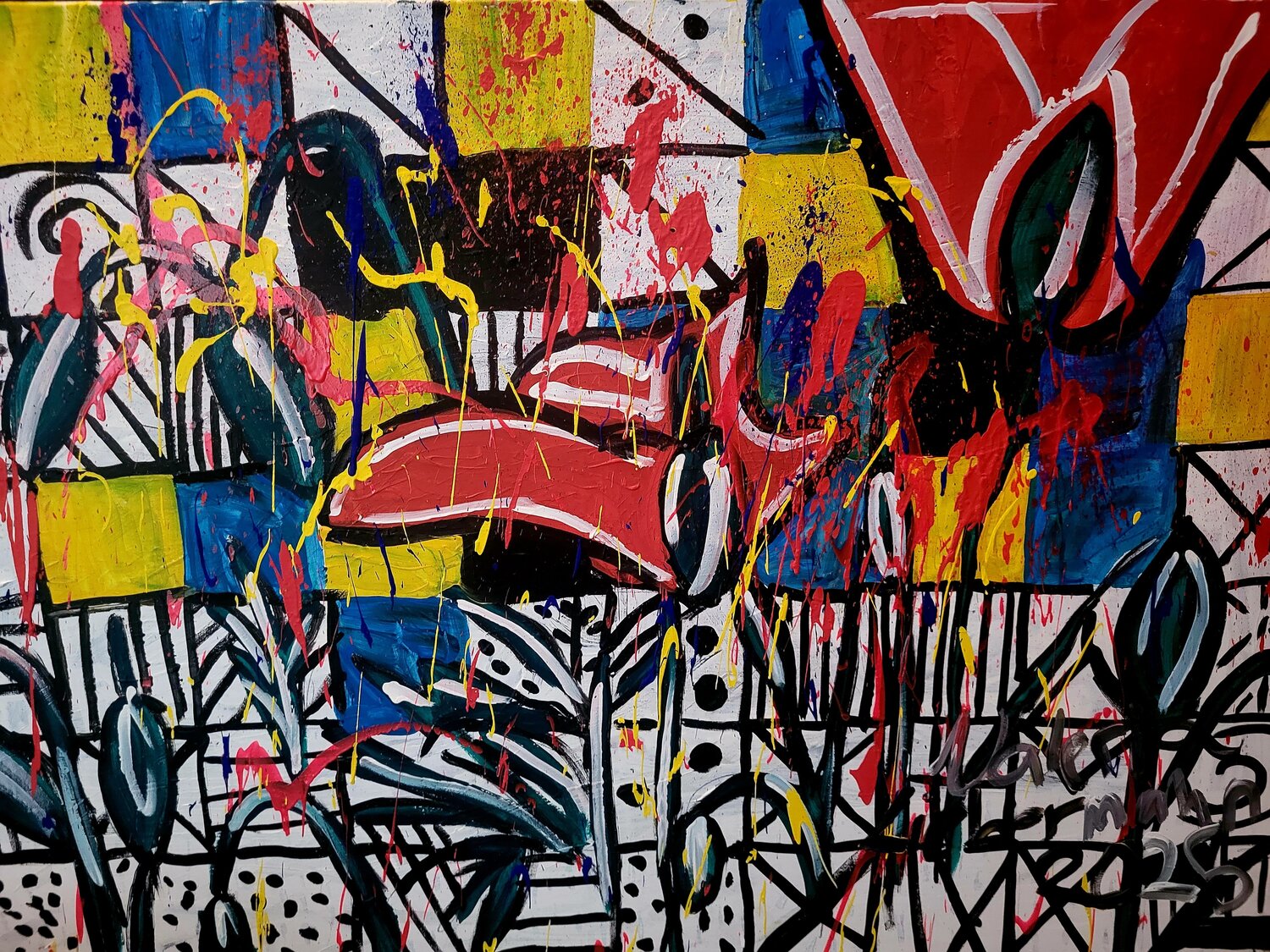 Das Mohnfeld Valeria Liebermann Original painting for sale
