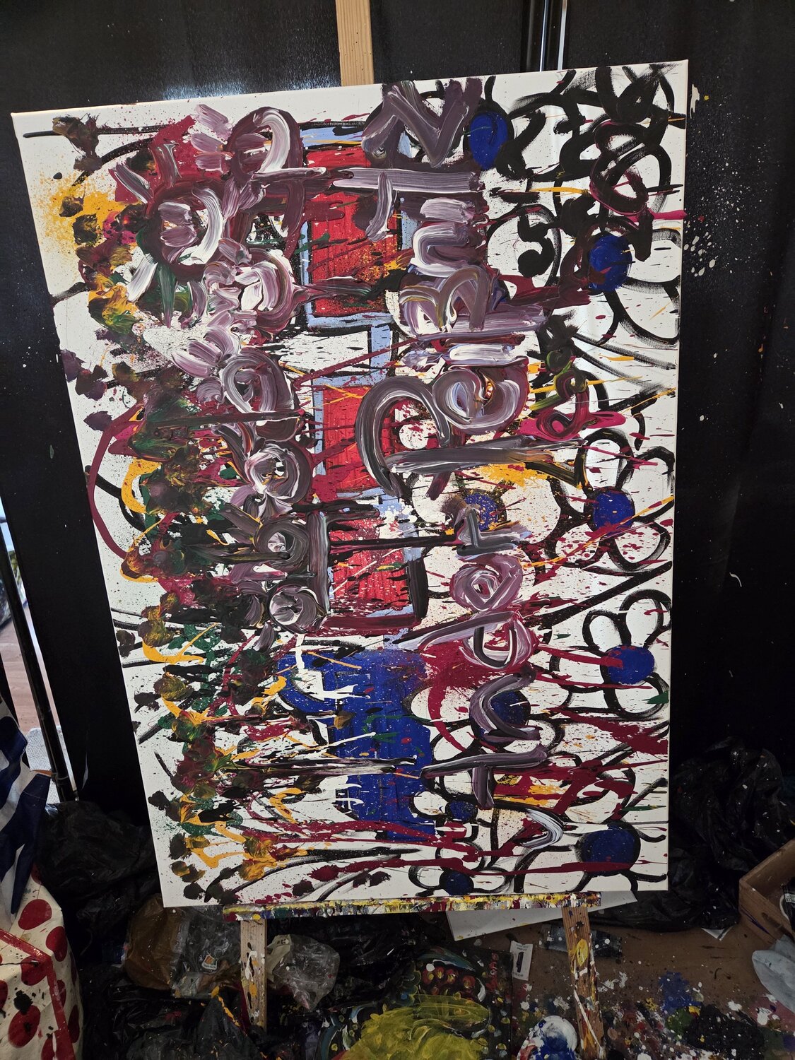 Abstraktion Nr. 2 Valeria Liebermann Original painting for sale