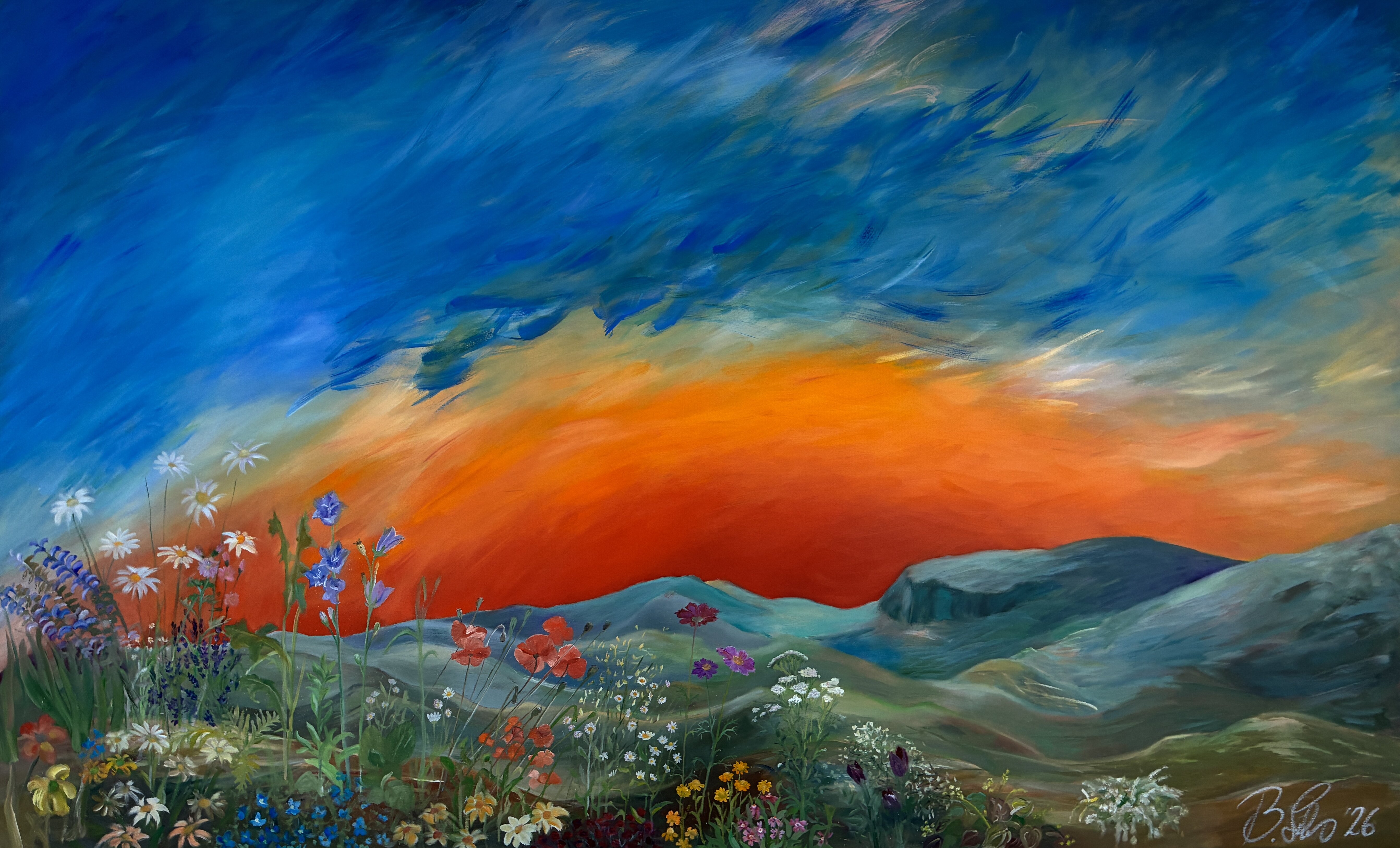 Horizont der Blüten