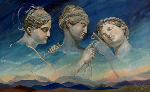 Wie gefährlich ist die Liebe? by Barbara Thalia Schneeweis, Painting for Sale on Select