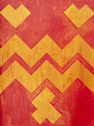 Red Gold by Dmytro Fedorenko, Painting for Sale on Select