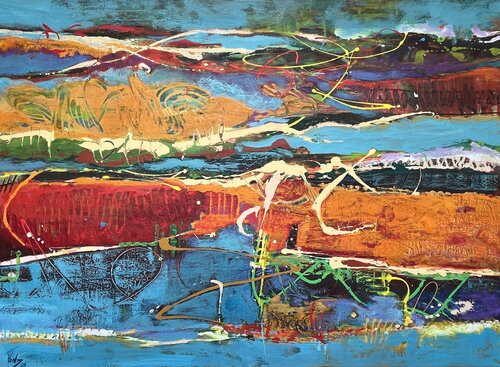 Landscape 2604 von Herta Reitz, Malerei kaufen auf Select