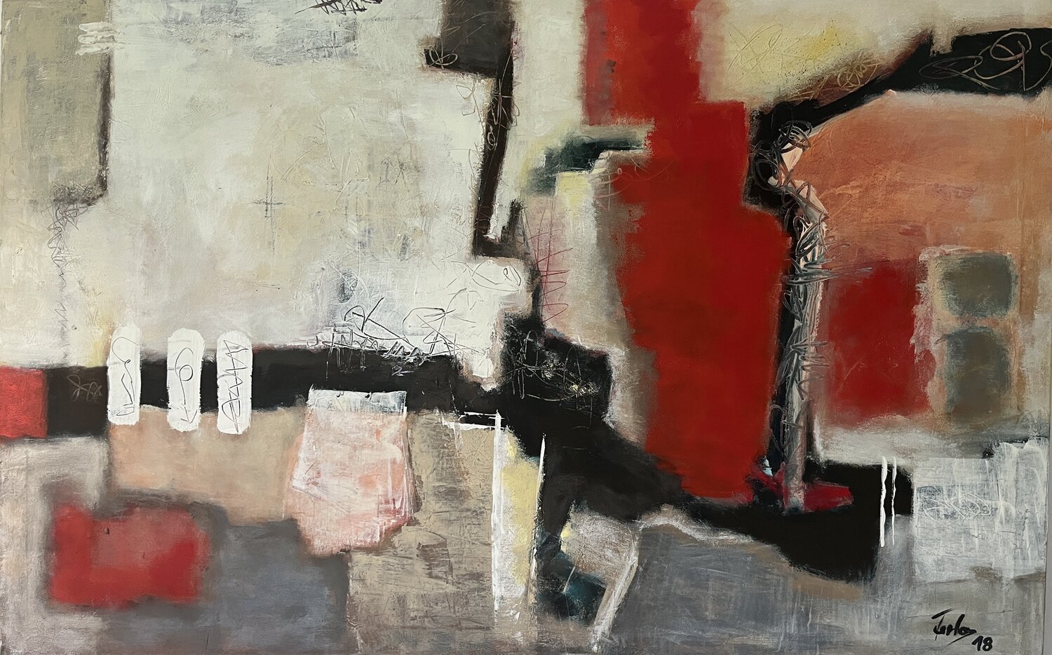 Ohne Titel 1818 Herta Reitz Original painting for sale