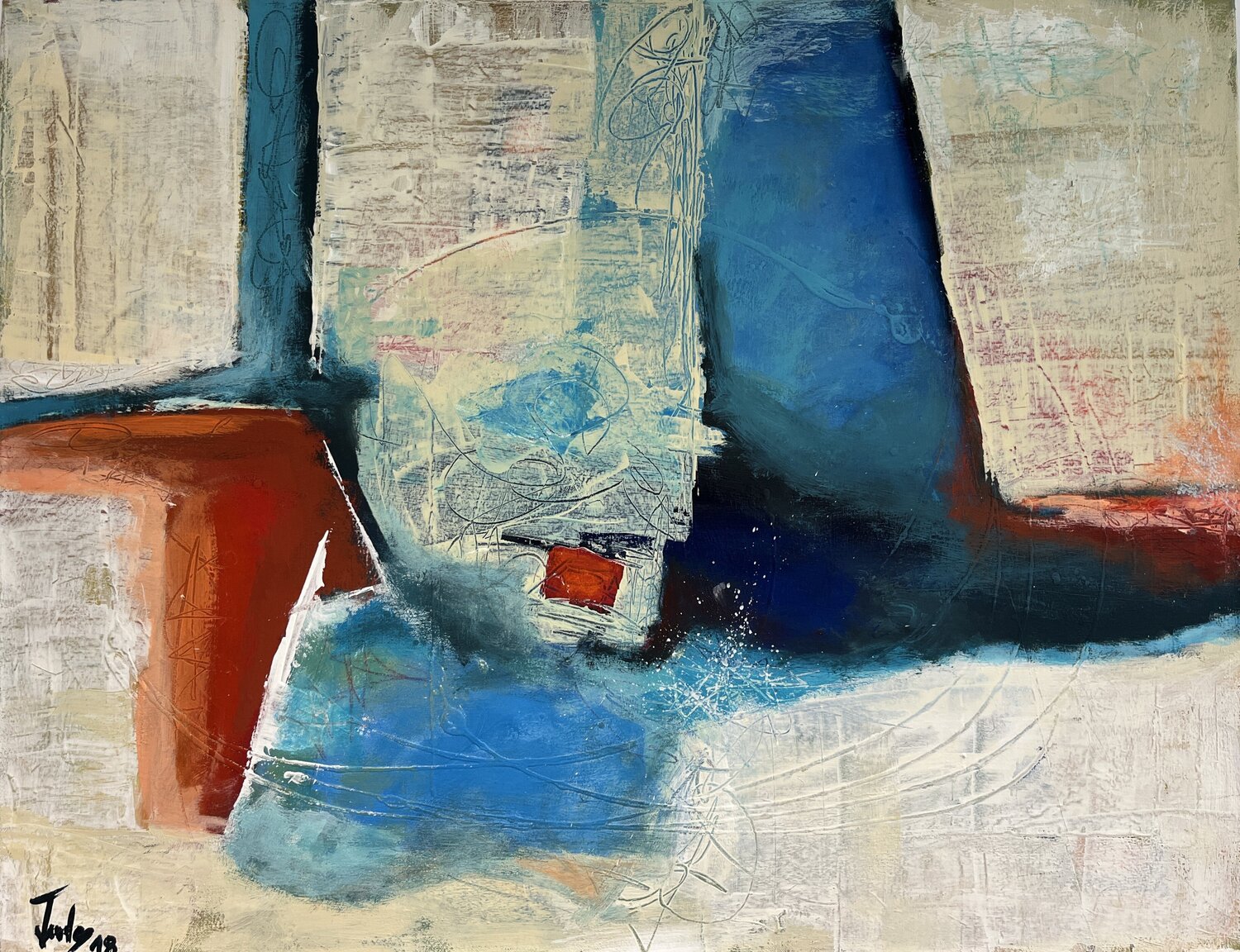 Ohne Titel 1802 Herta Reitz Original painting for sale