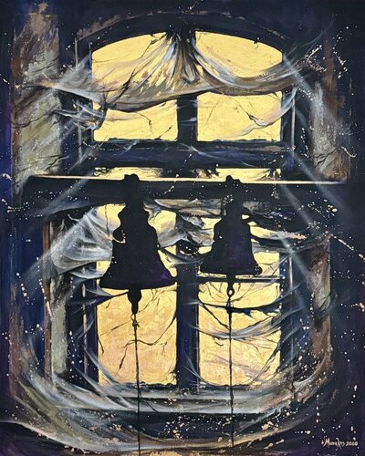 “Faith Forgotten” by Kostakis Manelis, Painting for Sale on Select