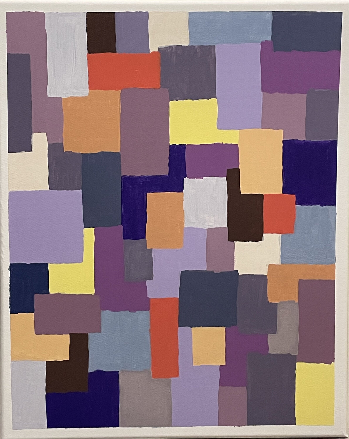 Purple Patchwork Nadezhda Siuzeva Original painting for sale
