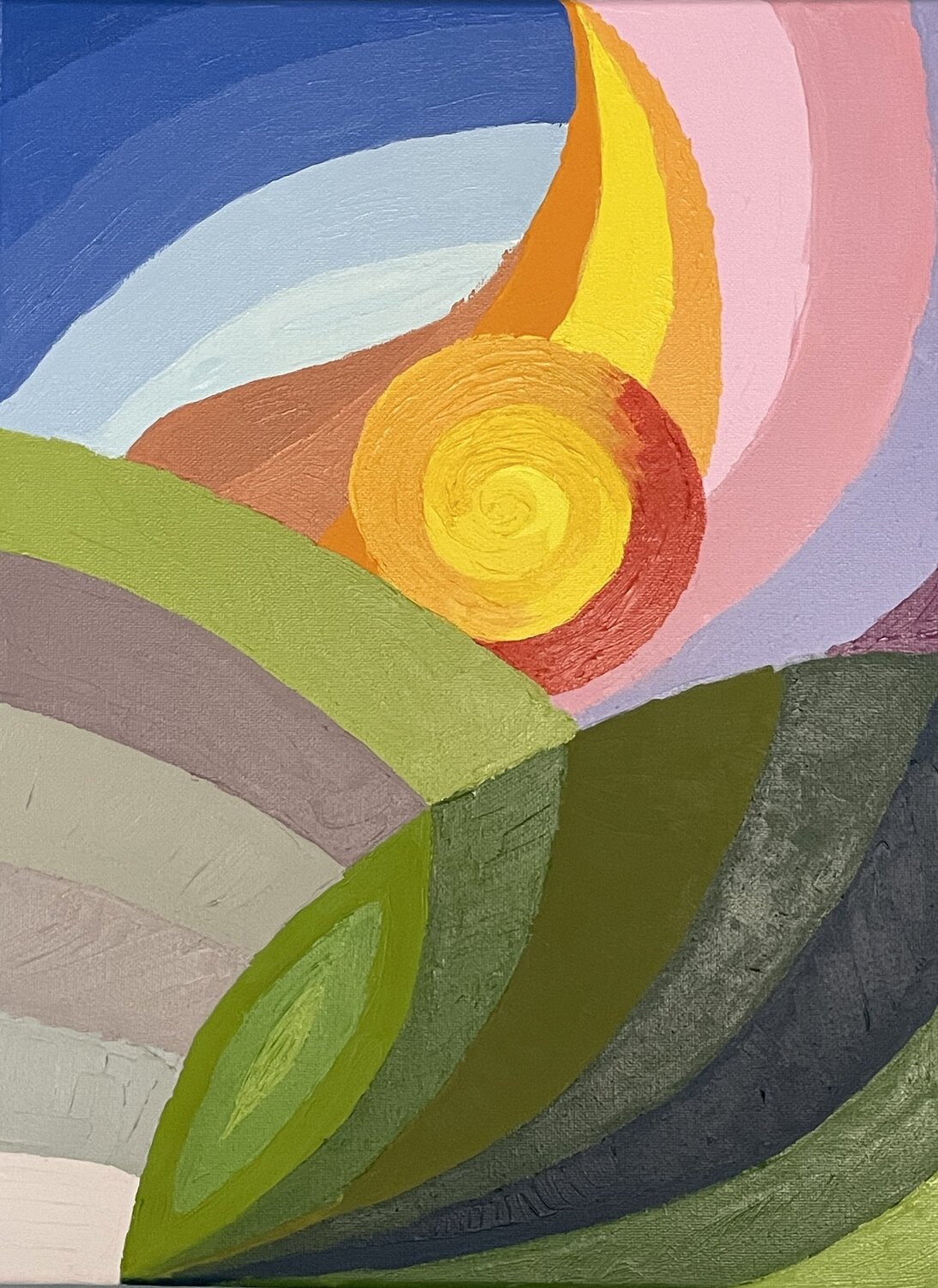 Hills Nadezhda Siuzeva Original painting for sale