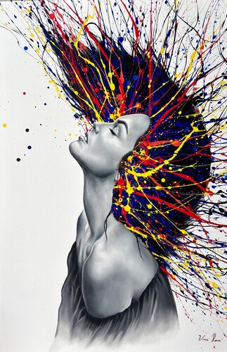 Look at Me by Victor Ramos, Painting for Sale on Select