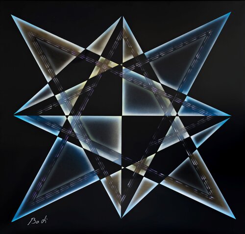 Shining Star by Balint Bodi, Painting for Sale on Select