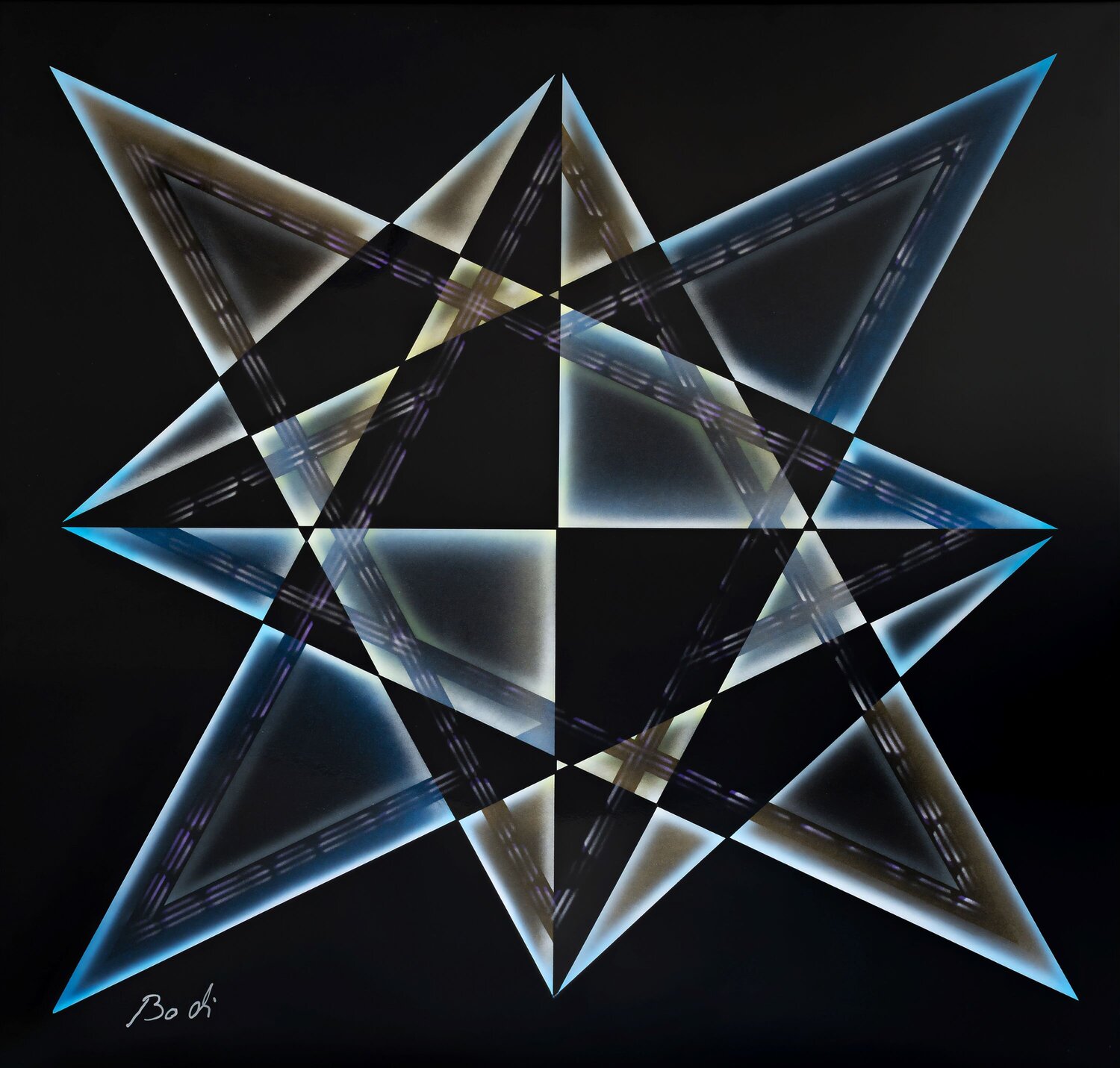 Shining Star Balint Bodi Originalgemälde zu verkaufen