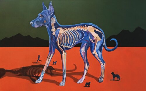 ANATOMÍA DEL TIEMPO by África Gil Escolar, Painting for Sale on Select