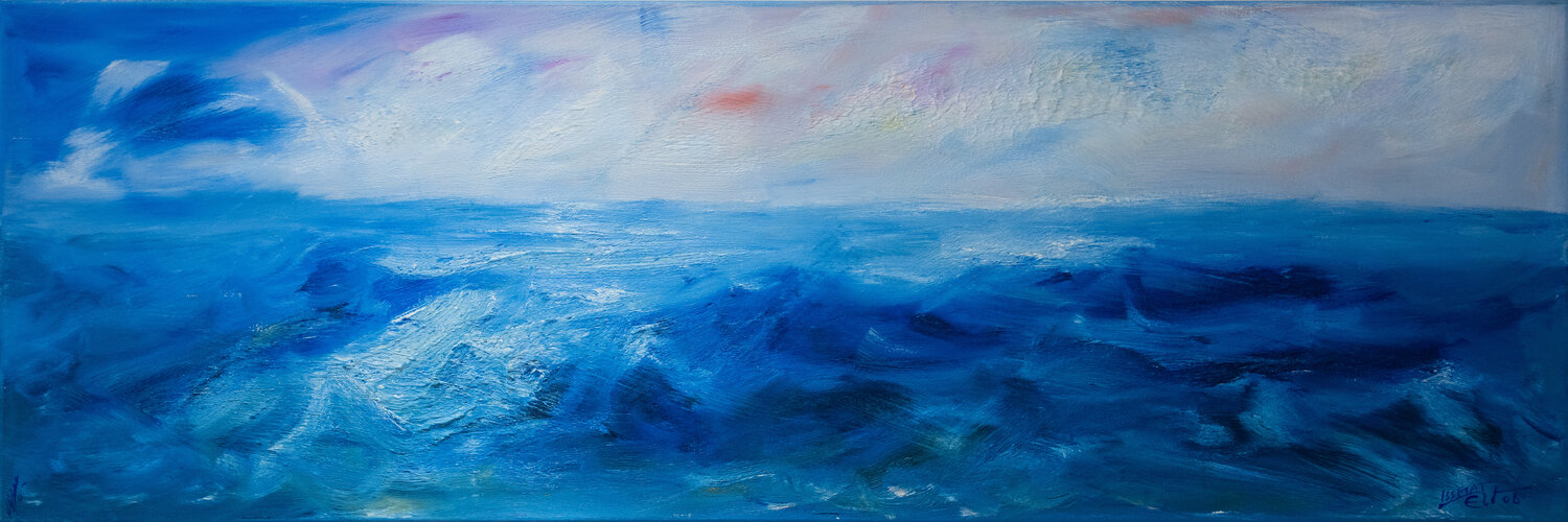 Atlantik 16 I Atlantic 16 Issmat Abdulkader Original painting for sale