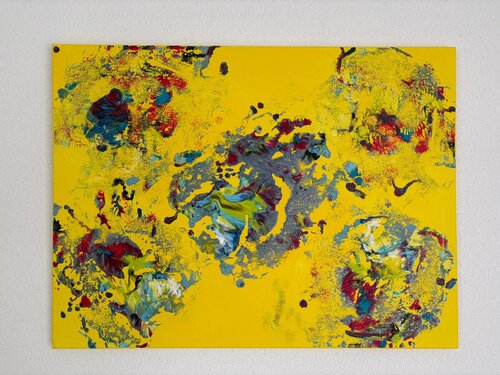 Goldene Bewegung by Lya Studer, Painting for Sale on Select