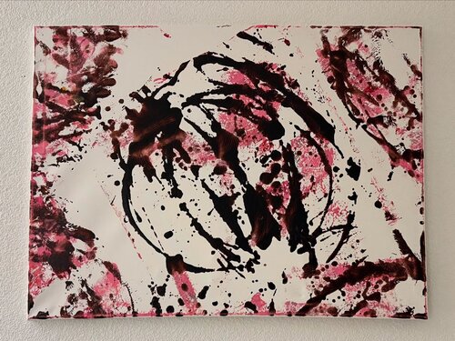 Brown Fire by Lya Studer, Painting for Sale on Select