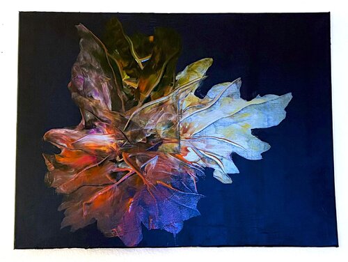 Herbstnacht by Lya Studer, Painting for Sale on Select