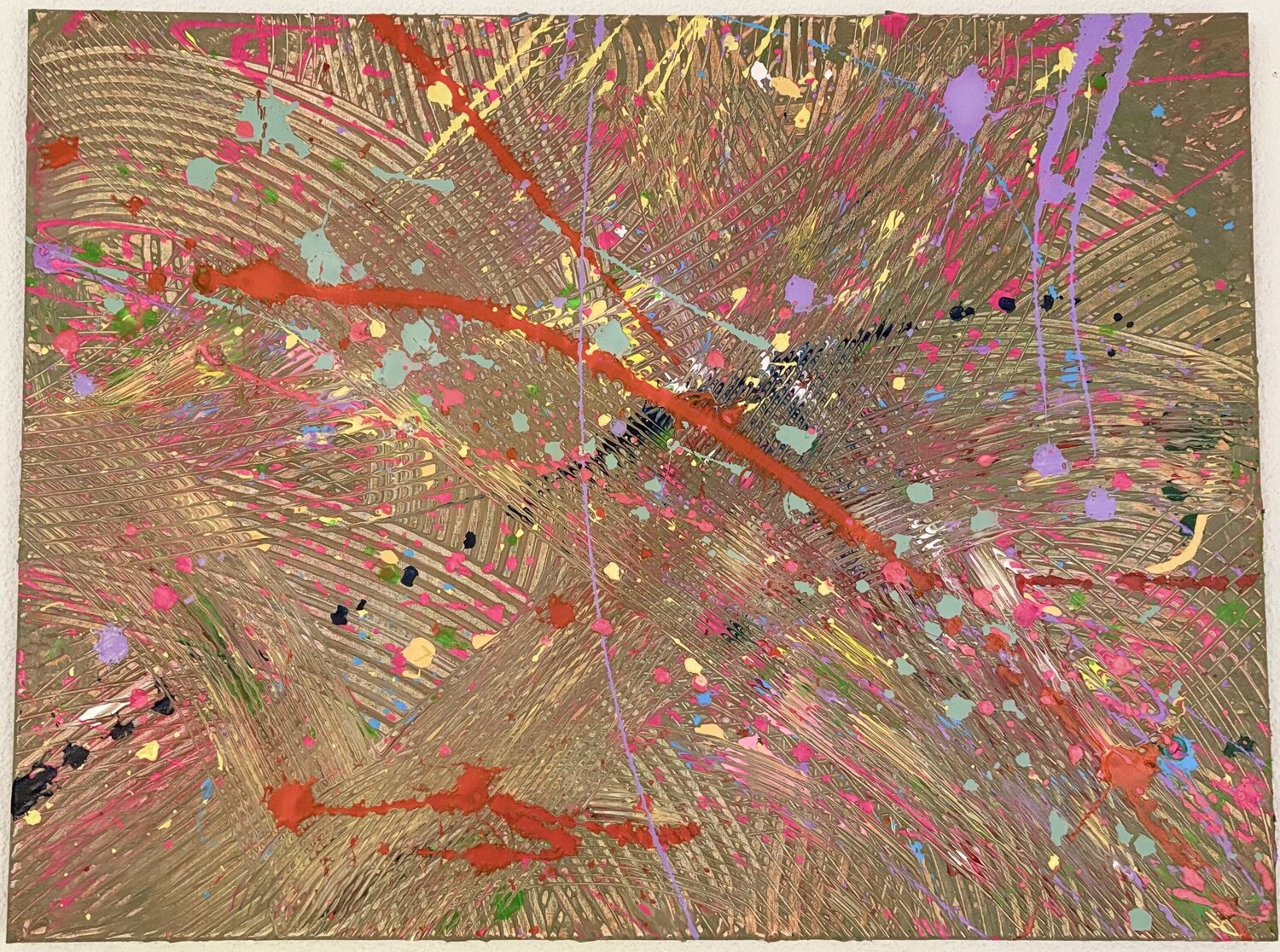 Copper Waves Lya Studer Original painting for sale