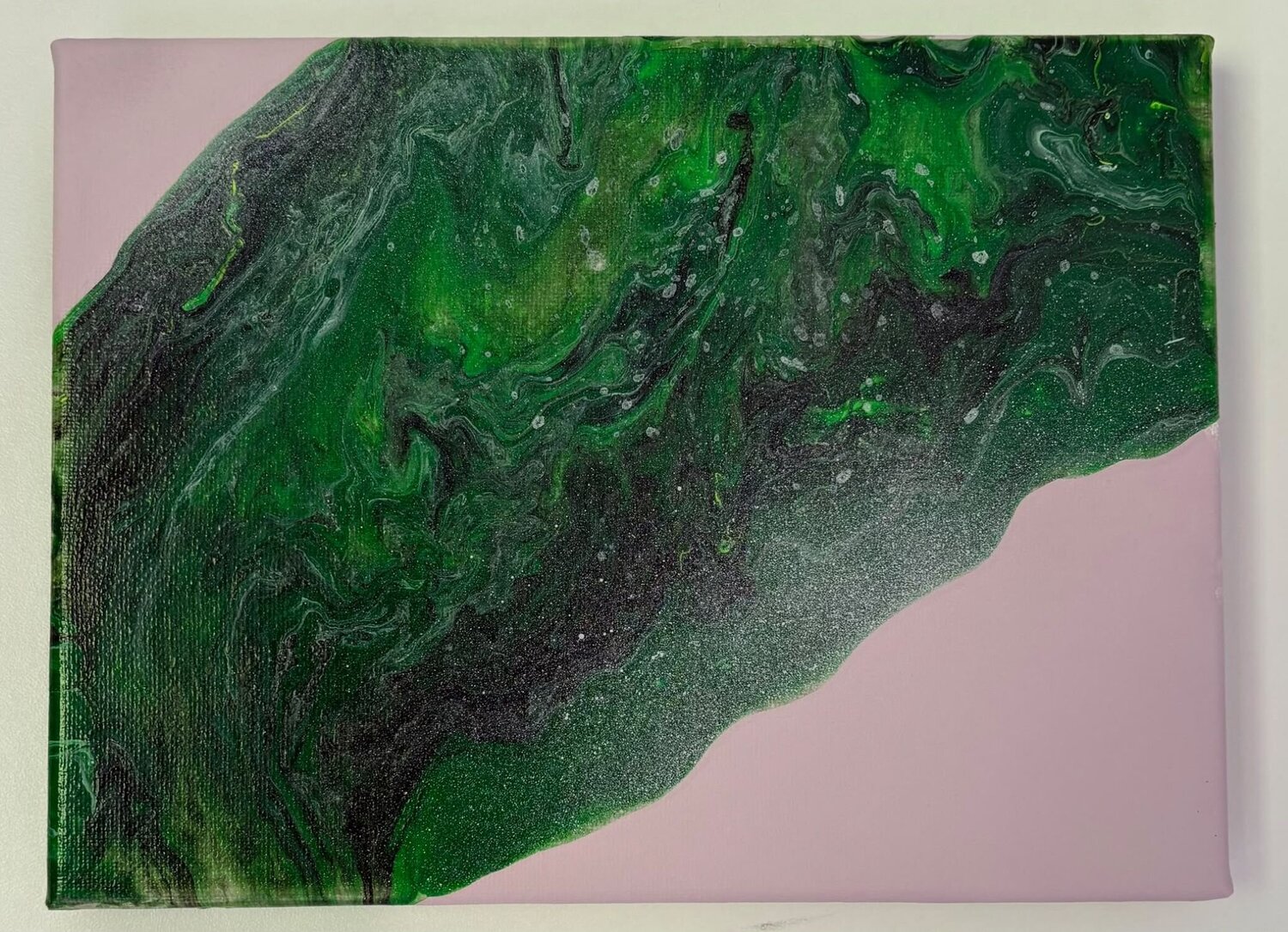 Green Atmosphere Lya Studer Original painting for sale