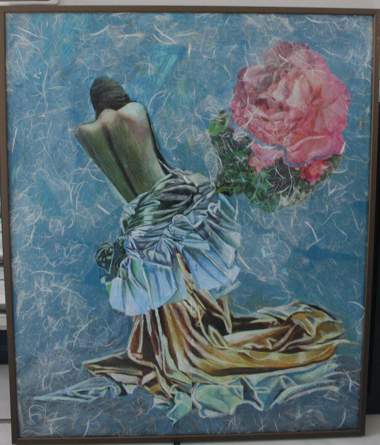 Blumenkleid Lilo Schmidt-Wiedenroth Original painting for sale