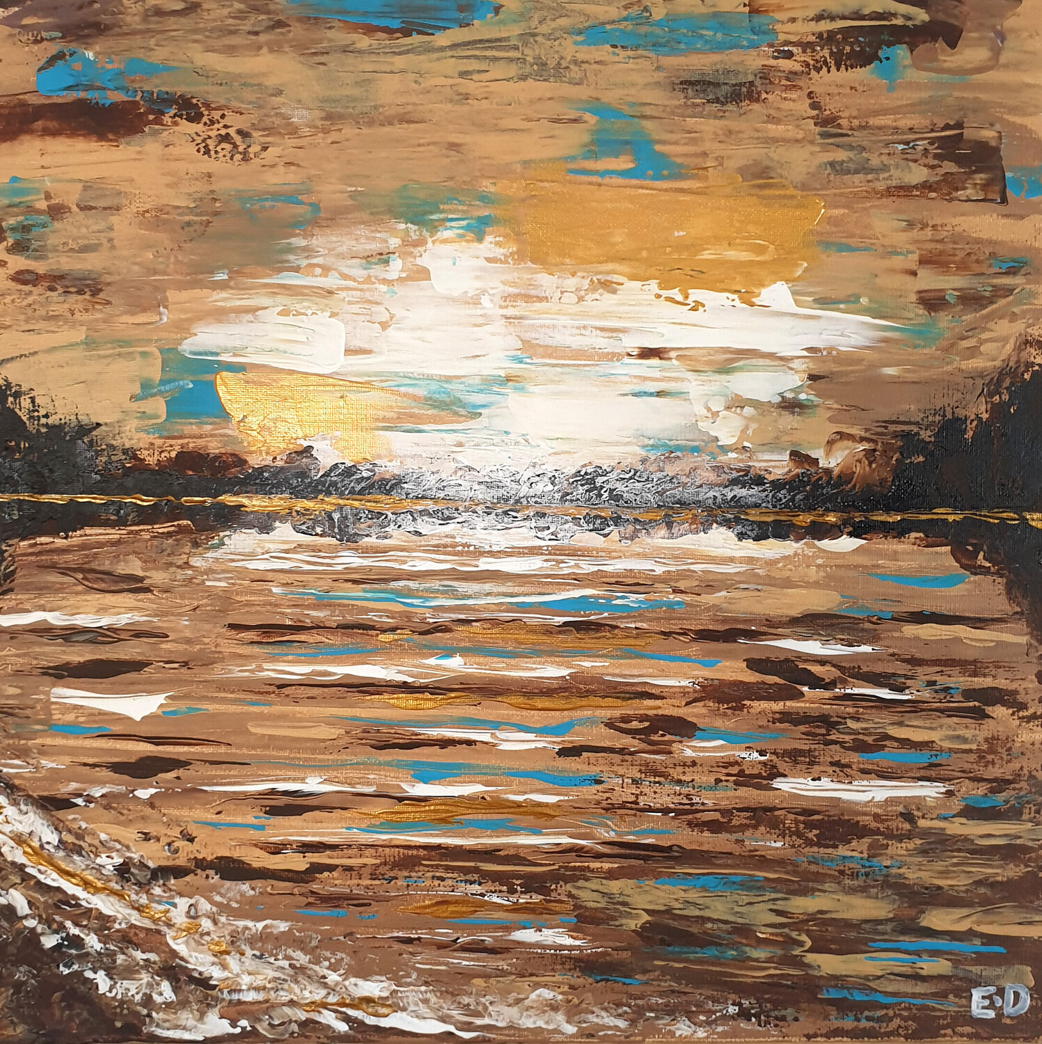 Grounding | Series Title: Internal Horizons - ​001/05 Eddie Davidov Original painting for sale