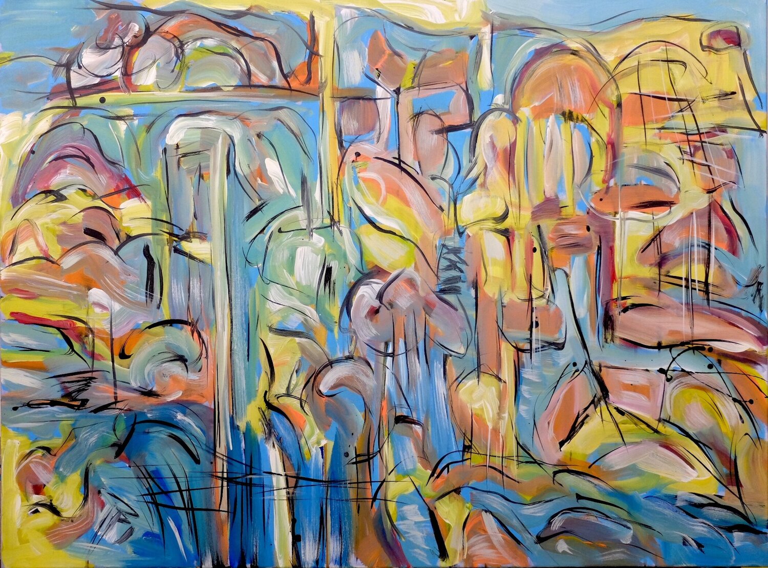 2023.7.5 oscar boffy Original painting for sale