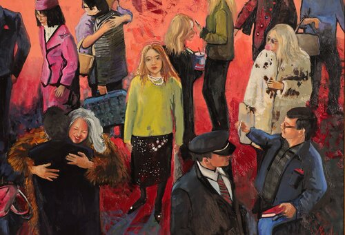 Aeroport by Nazila Farzullayeva, Painting for Sale on Select