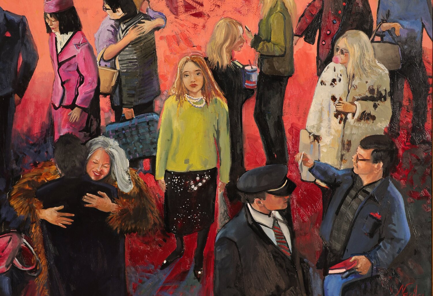 Aeroport Nazila Farzullayeva Original painting for sale