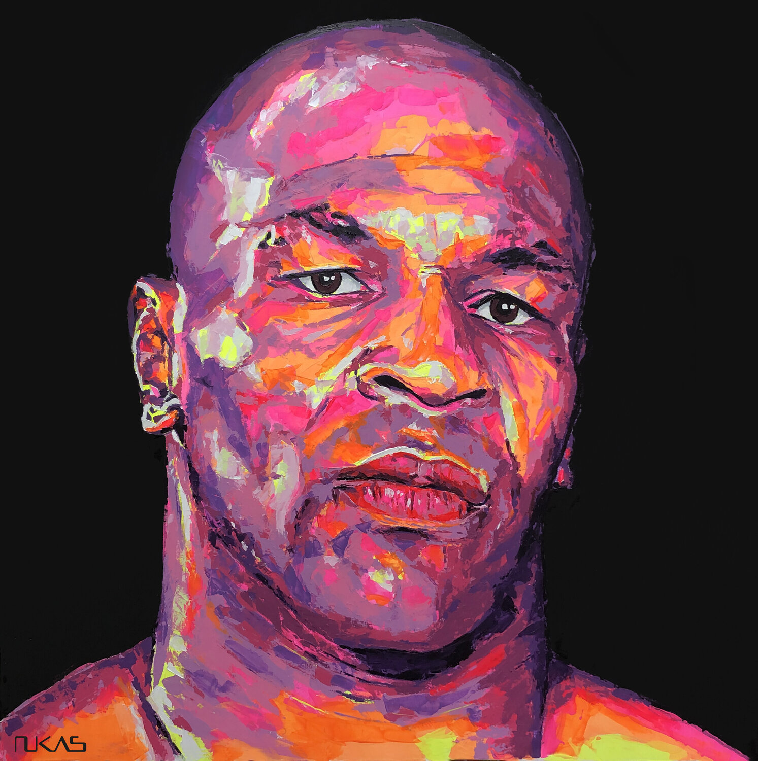Iron Mike Carlo Bzdok Original painting for sale