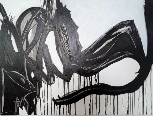 Carbon by Rudeen Gibson, Painting for Sale on Select