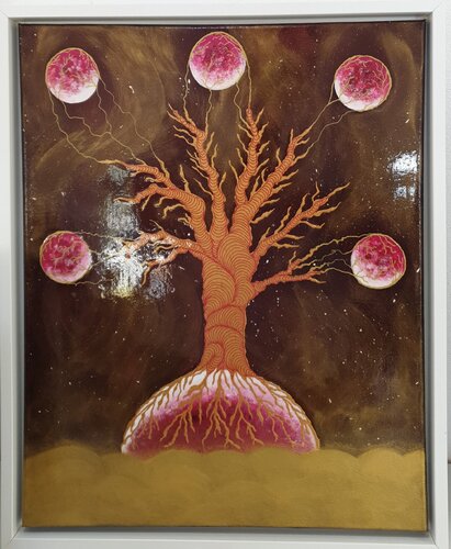 Die Einheit der Anziehung by Dominik Wojcik, Painting for Sale on Select