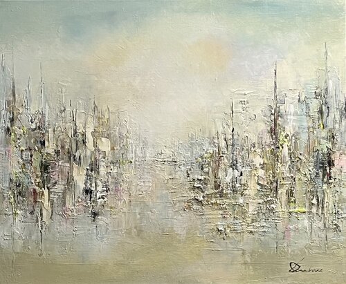 LA PENSIVE by Richard Dubure, Painting for Sale on Select