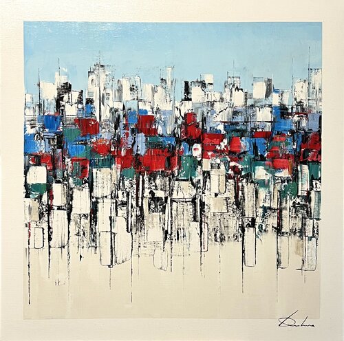 CITÉ SAUVAGE by Richard Dubure, Painting for Sale on Select
