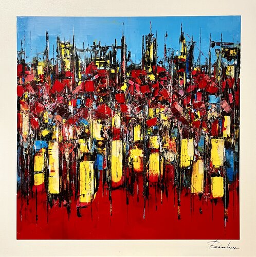 L’ARMÉE DES OMBRES by Richard Dubure, Painting for Sale on Select