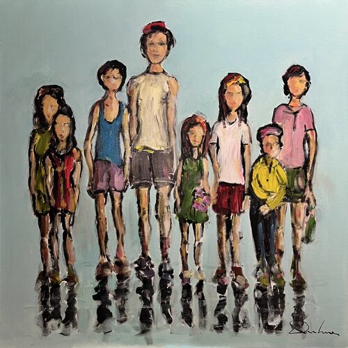 MÔMES by Richard Dubure, Painting for Sale on Select