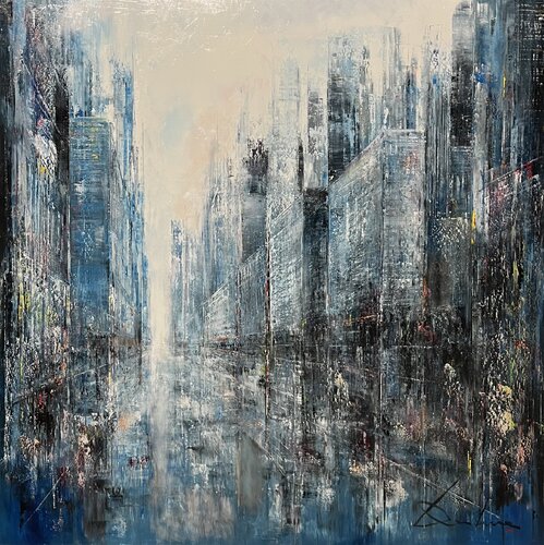 ICI OU AILLEURS by Richard Dubure, Painting for Sale on Select