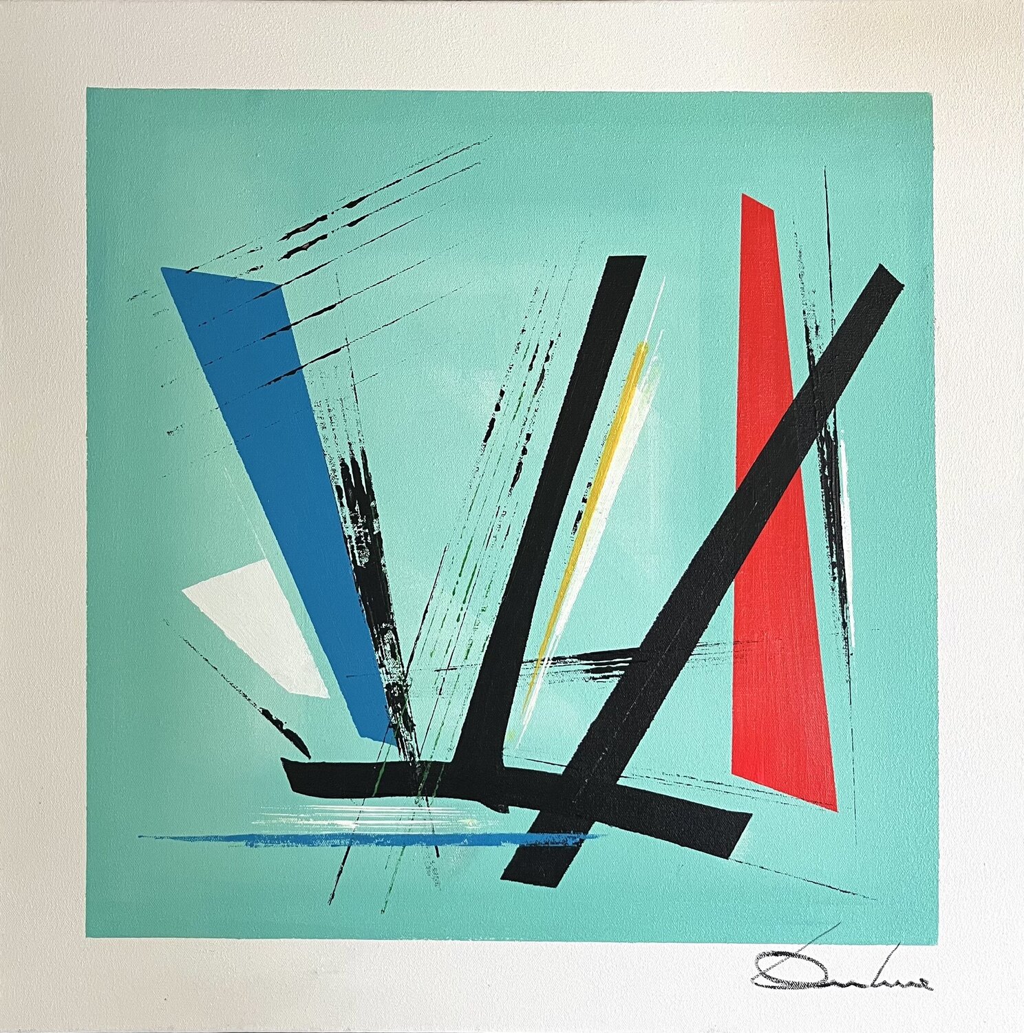 ACCOUSTIQUE Richard Dubure Original painting for sale