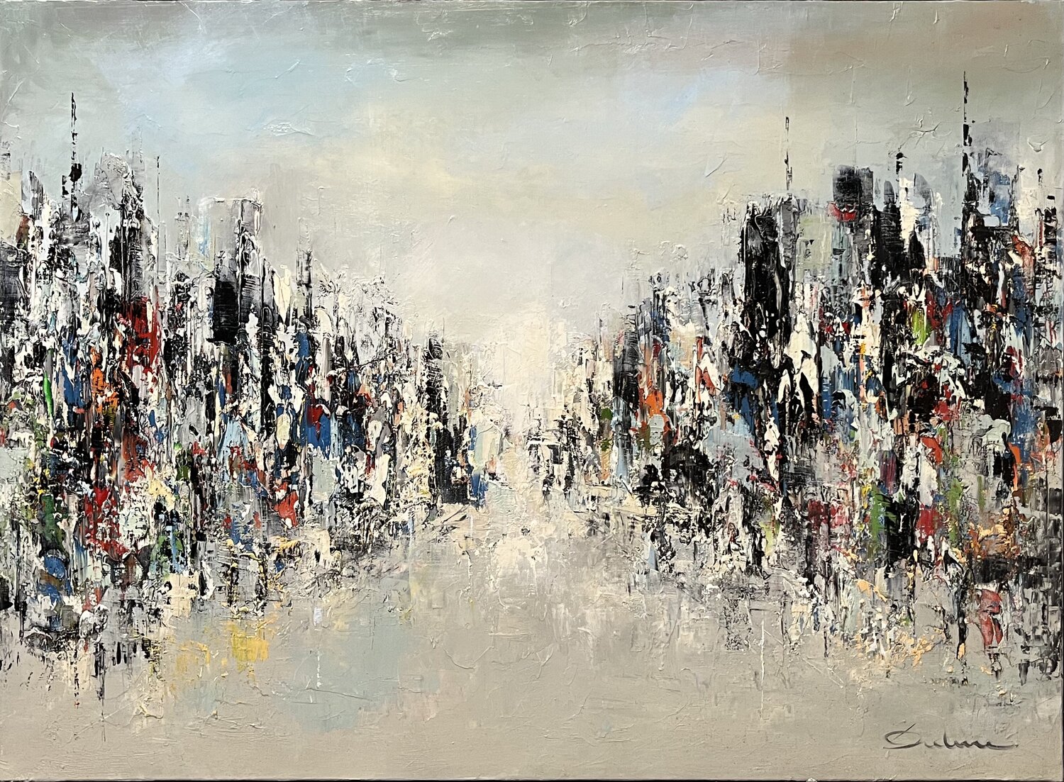 L’ABSENTE Richard Dubure Original painting for sale