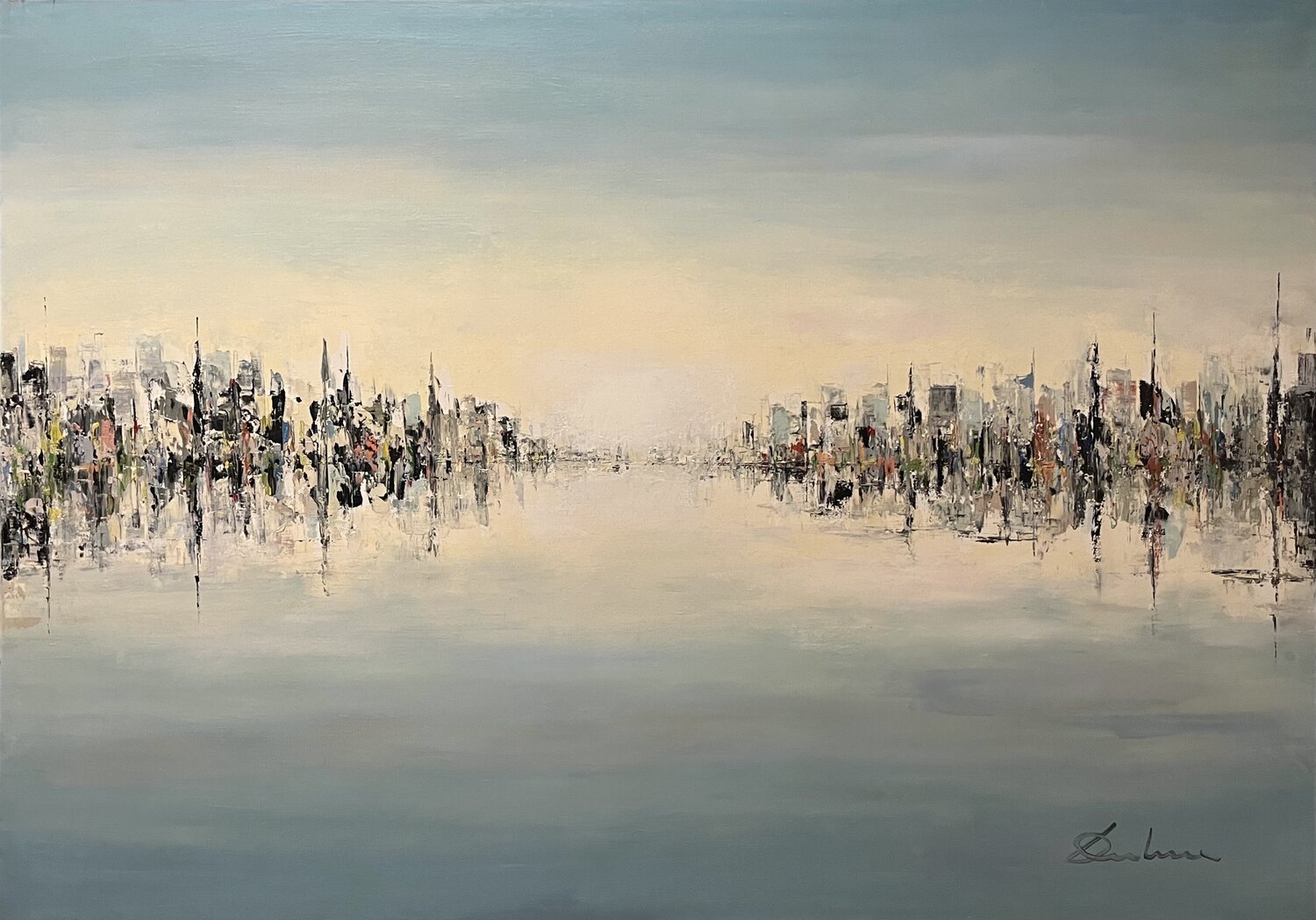 LA RÊVEUSE CLAIRE Richard Dubure Original painting for sale