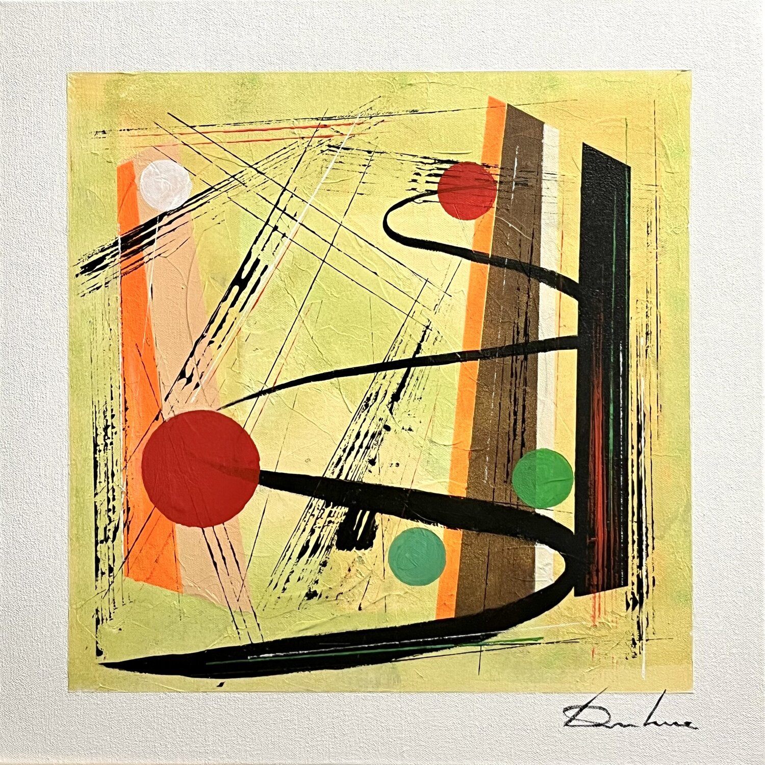VERTIGO Richard Dubure Original painting for sale