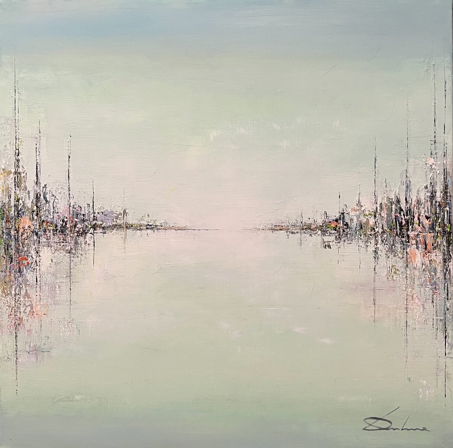 QUIÉTUDE Richard Dubure Original painting for sale