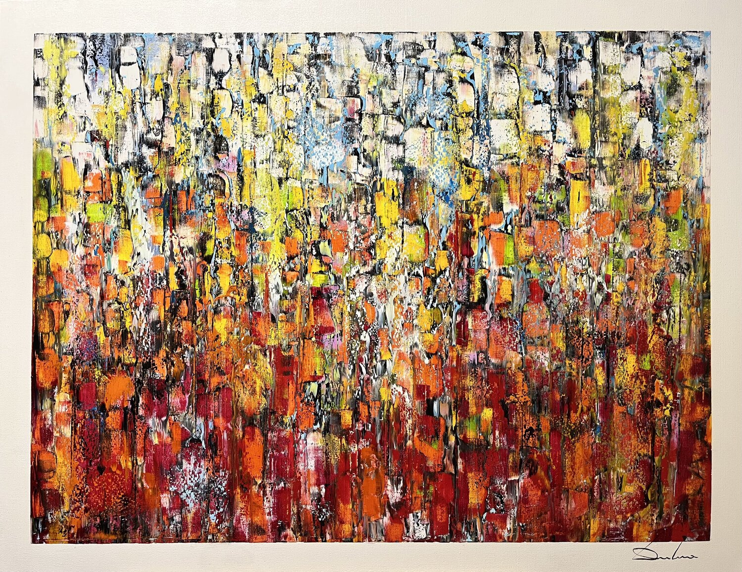 EXALTATION Richard Dubure Original painting for sale