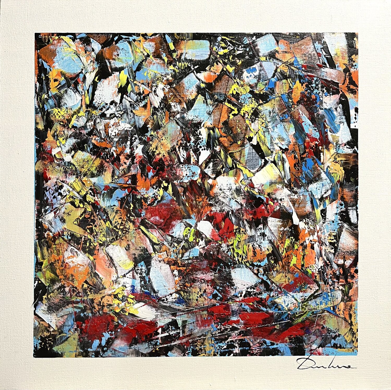 AGITATION Richard Dubure Original painting for sale
