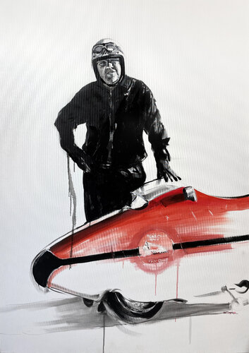 HOPKINS INDIAN by Andreas Bartsch, Painting for Sale on Select