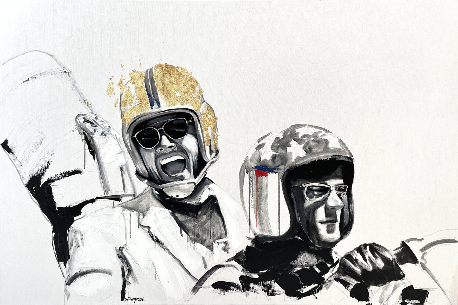 JACK AND PETER Andreas Bartsch Original painting for sale