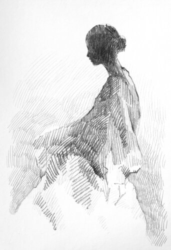 Within by Marina Ogai, Drawing for Sale on Select