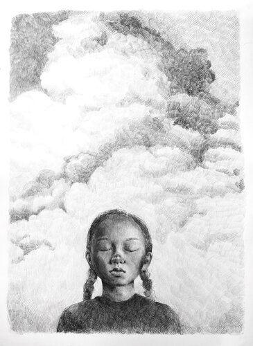 Return by Marina Ogai, Drawing for Sale on Select