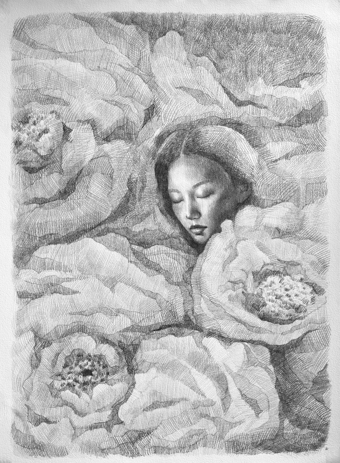 Shelter Marina Ogai Drawing for sale
