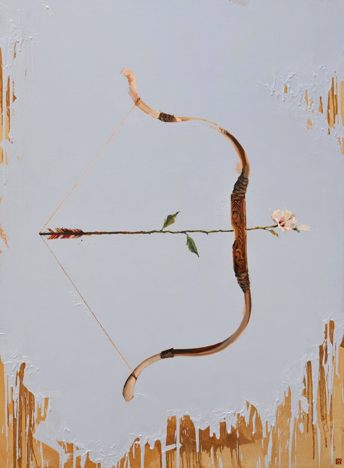Mugunghwa Marina Ogai Original painting for sale