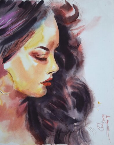 Fluid Emotions von Ajoy Dey, Malerei kaufen auf Select